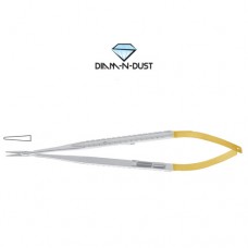 Diam-n-Dust™ Micro Needle Holder Straight Stainless Steel, 23 cm - 9"
